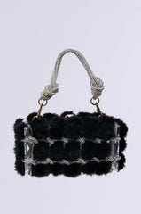 IT GIRL FAUX FUR CLUTCH