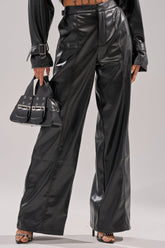 MONTE CARLO WIDE LEG PANT IN BLACK