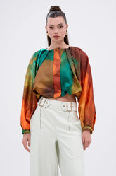 TIFFANY OMBRE BLOUSE