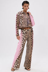 COCO LEOPARD PRINT DENIM