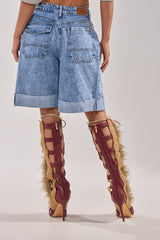 GONE BAD DENIM BERMUDA SHORT