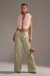 FEELING EXTREME RHINESTONE DENIM