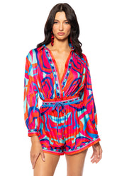 BIANCA TIE WAIST ROMPER