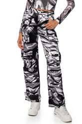 BONNE SOIREE CAMO CARGO PANTS