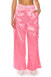DAYDREAM SATIN FLORAL TROUSER