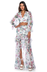 ESTELLE FLORAL PRINT MAXI DRESS