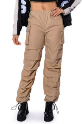GET DOWN RUCHED PARACHUTE PANT