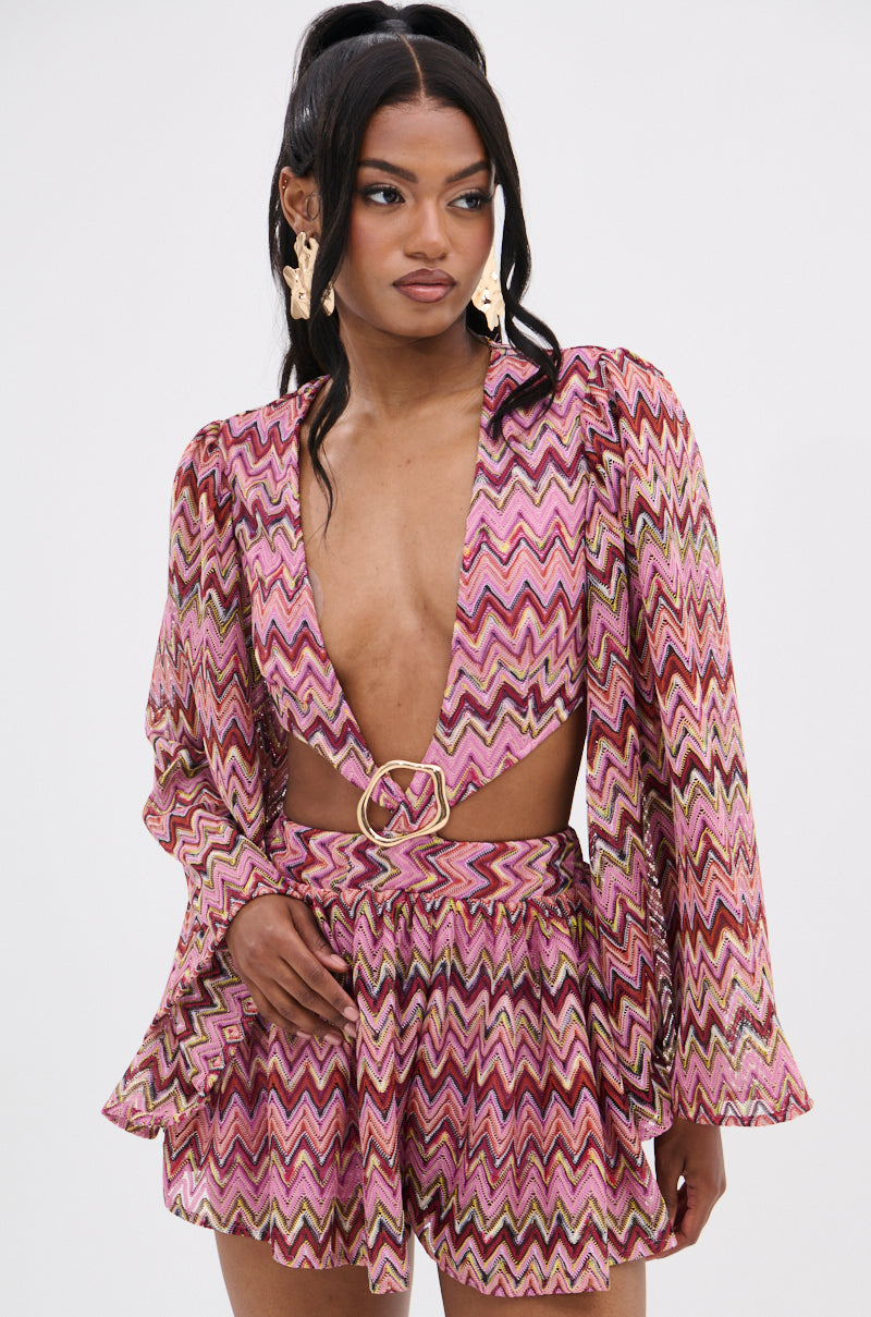 A DAY IN THE HAMPTONS KNIT ROMPER