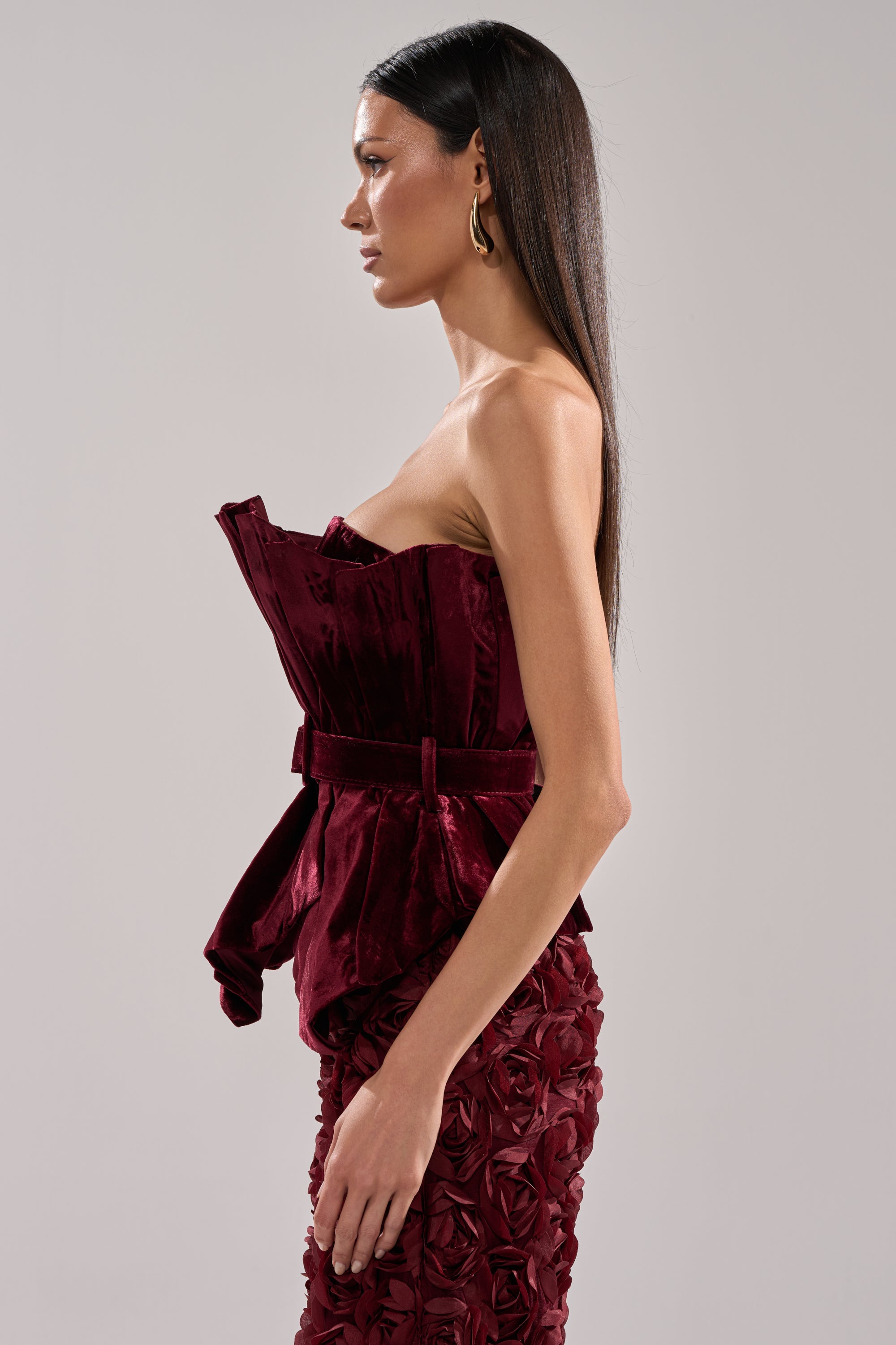 DRAMA DRAMA DRAMA VELVET BLOUSE