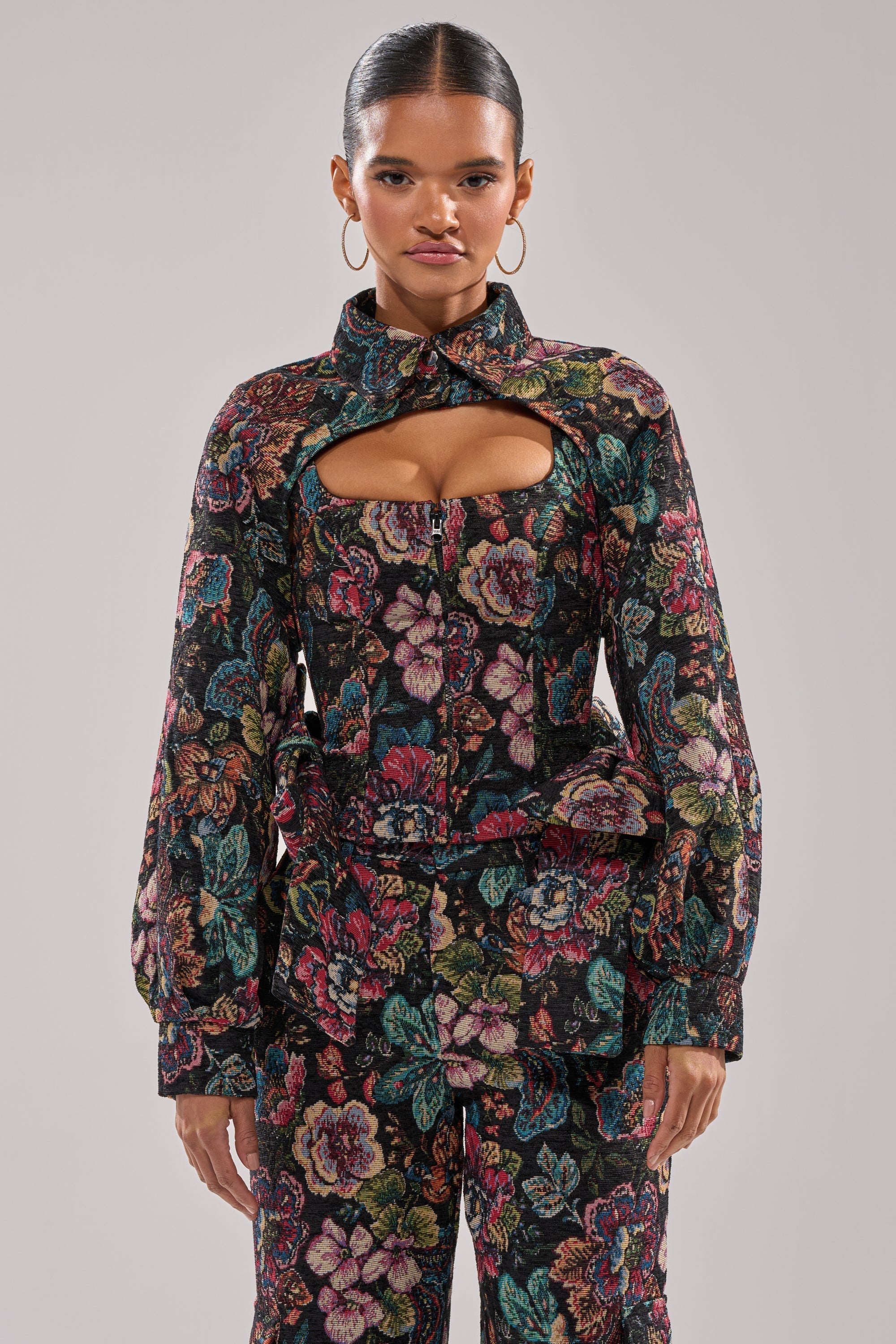 PRETTY LADY BROCADE BOLERO