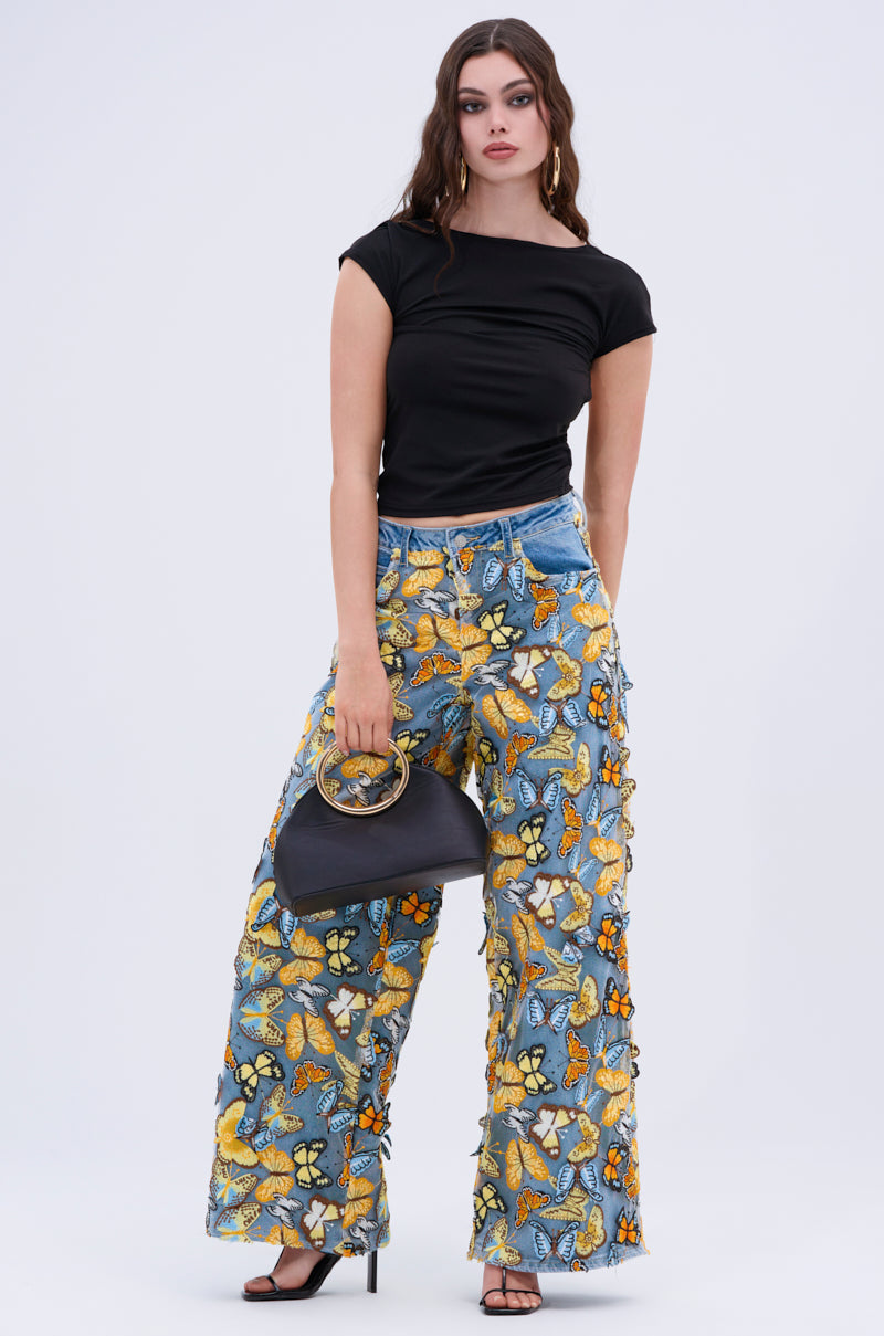 BUTTERFLY RELAXED DENIM
