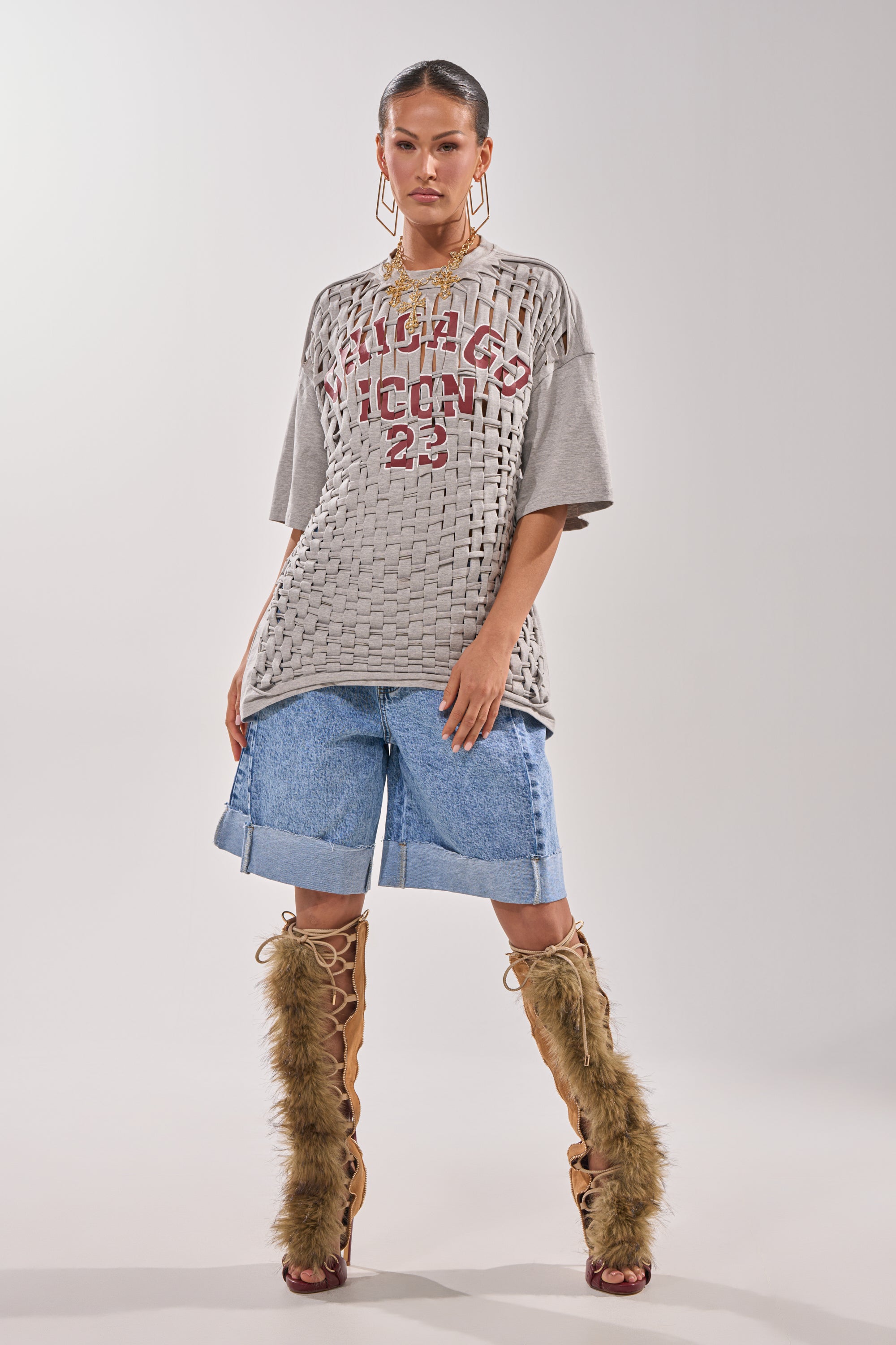 GONE BAD DENIM BERMUDA SHORT