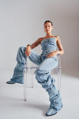ON YOUR MIND STACKED DENIM