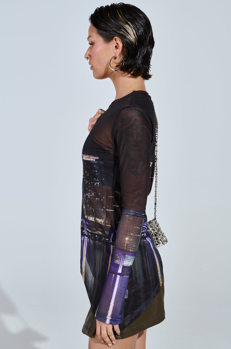 CITY LIFE MESH TOP