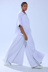 SHE'S RICH OVERSIZED JUMPSUIT IN HEATHER GREY
