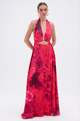 ALL EYES ON ME CUT OUT MAXI DRESS