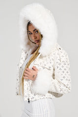SNOWBIRD FUR TRIM PUFFER