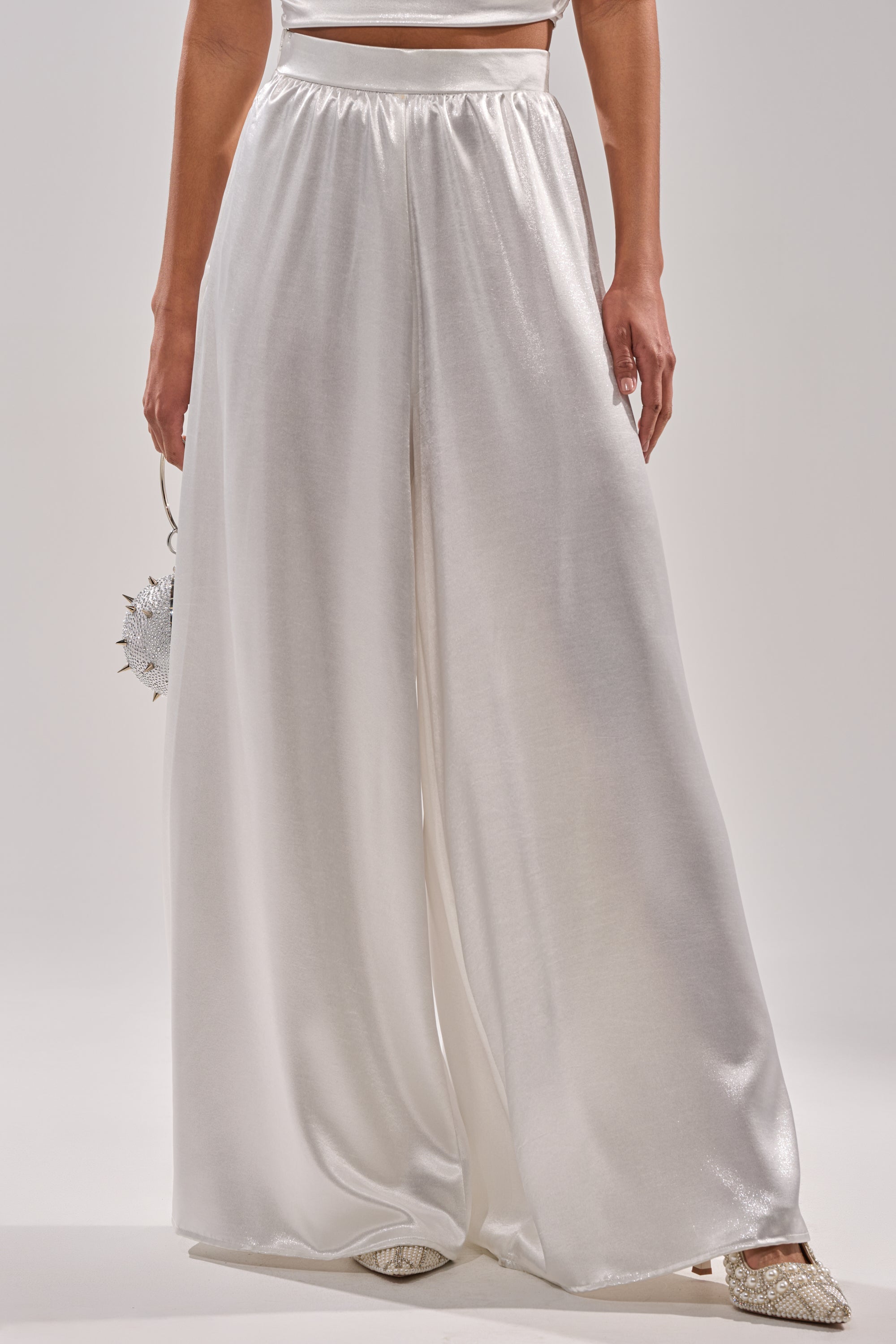 LEAVE ME ALONE SLINKY PALAZZO PANT