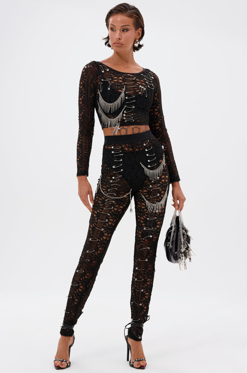 TRY ME LACE LEGGING