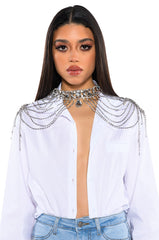 ATE THAT RHINESTONE SHOULDER HARNESS