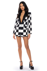 CHECKMATE FITTED BLAZER