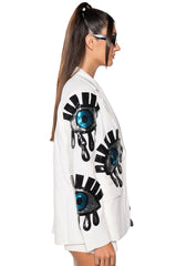 EYE FOR EYE SEQUIN BLAZER