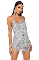 FLAPPER FRINGE ROMPER