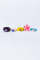 FLOWER POWER CANDYLAND RING SET