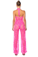 FOREVER VACAY LACE JUMPSUIT