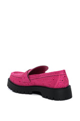 GENTLY EMBELLISHED LOAFER IN PINK