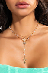 GOLD PEARL ROSARY