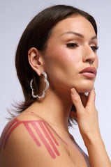 HEAD IN THE CLOUDS EMBELLISHED HOOPS