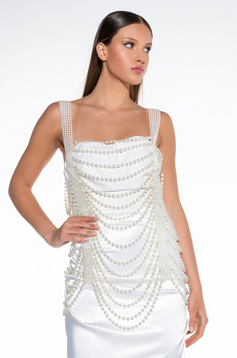 HEAD TURNER PEARL BODY CHAIN