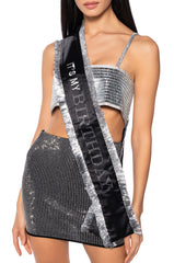 ITS MY BIRTHDAY LUXE SASH