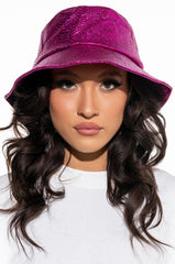 IT'S THE PINK SNAKE BUCKET HAT FOR ME
