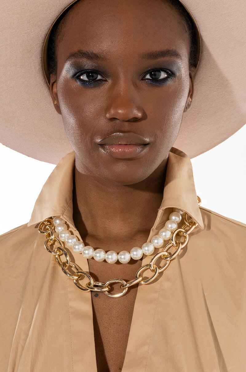 IVY PEARL NECKLACE SET