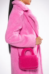 JESSIE SHERPA PINK PURSE