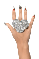 IT GIRL COCKTAIL RING IN SILVER