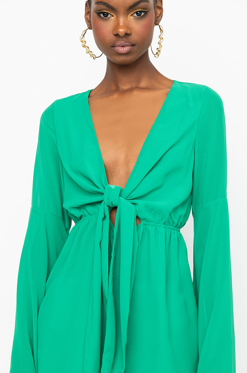 LIKE A GEM RUFFLE SLEEVE ROMPER