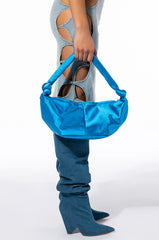 MAGNOLIA SATIN BLUE PURSE