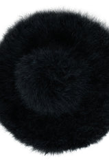 MAKE IT FAB QUINN OSTRICH BRIM HAT