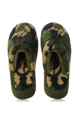 OFF THE CLOCK SHERPA CAMO SLIPPER