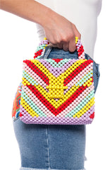 OVER THE RAINBOW BEADED PURSE