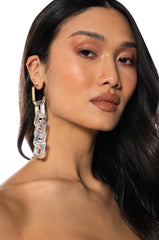 OVER THE RAINBOW CHAIN DROP EARRINGS