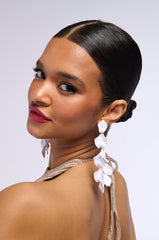 PETAL PRINCESS EARRING IN WHITE