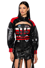 RACING PU CORSET