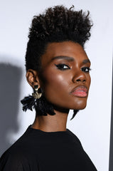 RAISE YOUR STANDARDS FEATHER EARRINGS