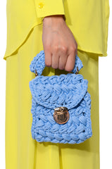 RHEBEKKA WOVEN BAG IN BLUE