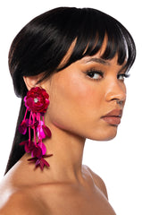 SPOIL ME EARRING IN HOT PINK