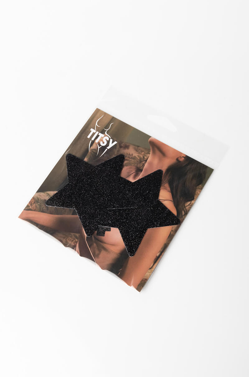 TITSY GLITTER STAR NIP STICKER